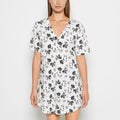 Brushed Jersey Sleep Shirt in Medium Goddess Floral
