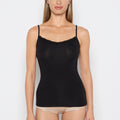 Cami with Lace Trim in Tuxedo Black