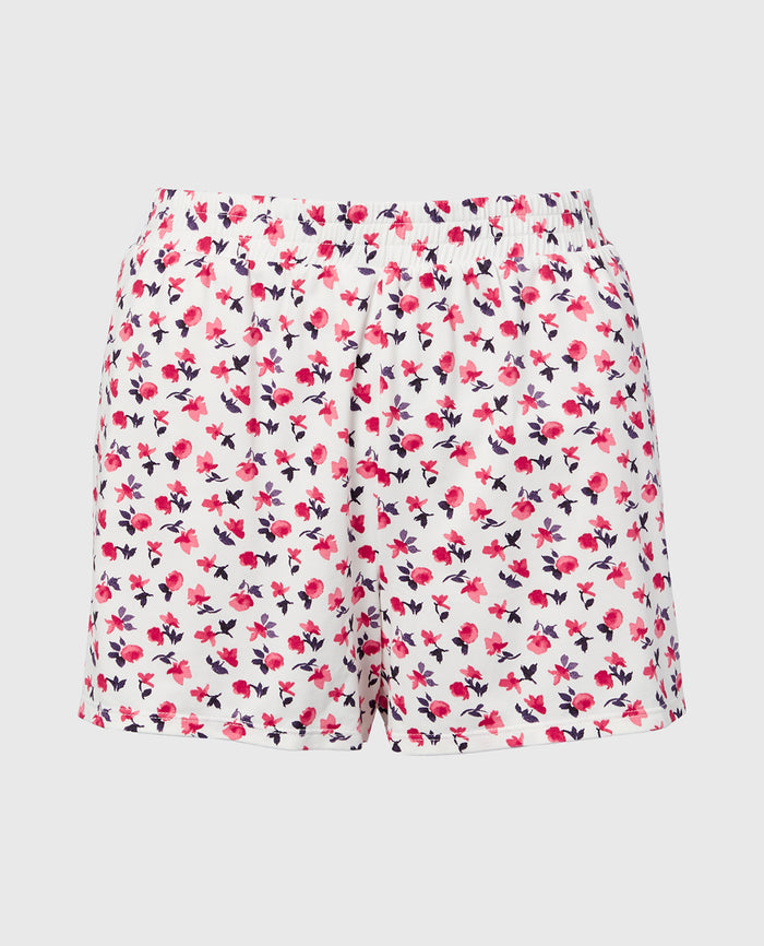 Casual Sleep Jersey Knit Short in Breezy Mid Floral
