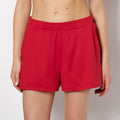 Casual Sleep Jersey Knit Short in Passion Red