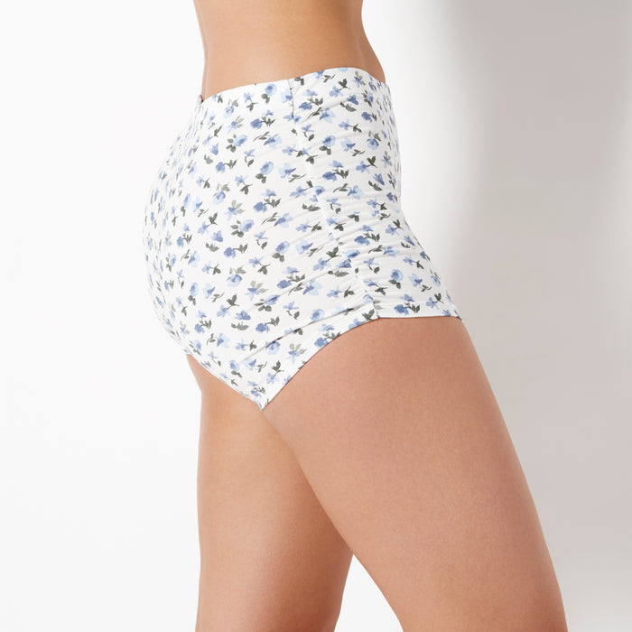 Casual Sleep Jersey Side Scrunch Short in Breezy Mid Floral