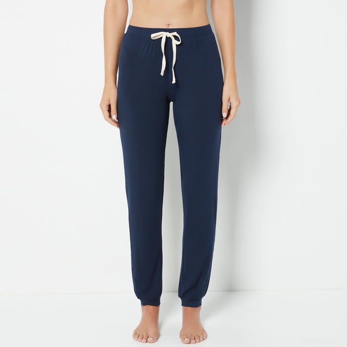 Casual Sleep Jogger Pant in Navy Blazer