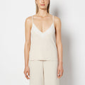 Casual Sleep Tank with Lace Trim in Sheer Bliss