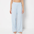 Casual Sleep Textured Knit Pant In Skyway