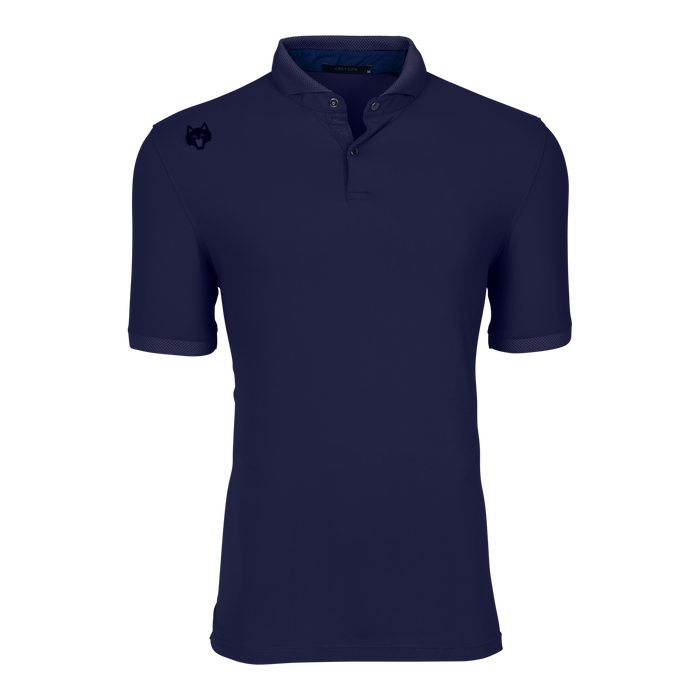 Maltese Blue Cayuse Sport Short Sleeve Polo - Front View, Men's Golf Polo | Greyson Clothiers