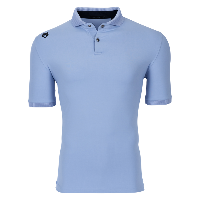 Heron Cayuse Sport Short Sleeve Polo - Front View, Men's Premium Golf Polo | Greyson Clothiers