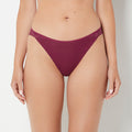 Cheeky Panty With Lace Trim in Magenta Purple