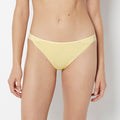 Cheeky Panty With Lace Trim in Pale Banana