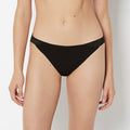 Cheeky Panty With Lace Trim in Tuxedo Black