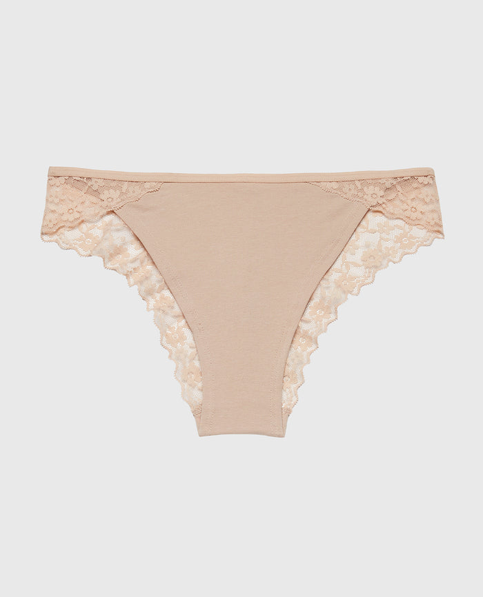 Cheeky Panty with Lace Trim