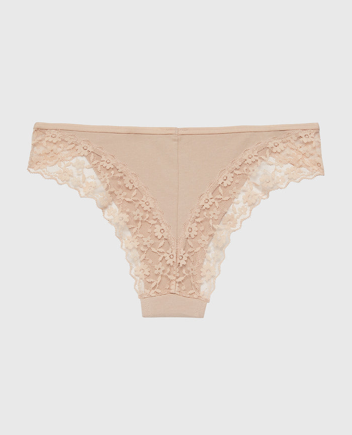 Cheeky Panty with Lace Trim
