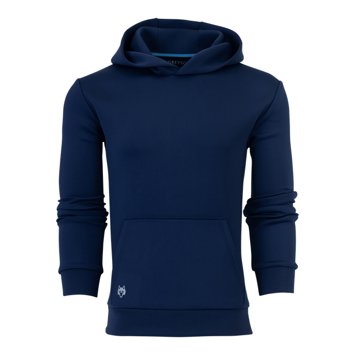 Greyson Clothiers Chene Hoodie in Maltese Blue - Front View | Premium Men's Golf Hoodie