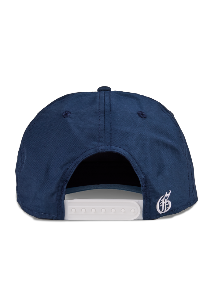 Greyson Clothiers Maltese Chevron Rope Hat - Back View, Snapback Closure & White G Logo Detail | Greyson Clothiers