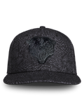 Chicago Bears Den of Thieves 9Fifty Snapback - Black Allover Pattern Front View | Greyson Clothiers