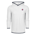 Arctic Men's Chicago Cubs Colorado Hoodie - Front View, Elasticated Cuffs, Wolf Logo & Navy Trim | Greyson Clothiers