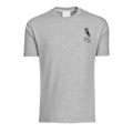 Light Grey Heather Cotton Chicago White Sox Crewneck Tee - Front View | Greyson Clothiers
