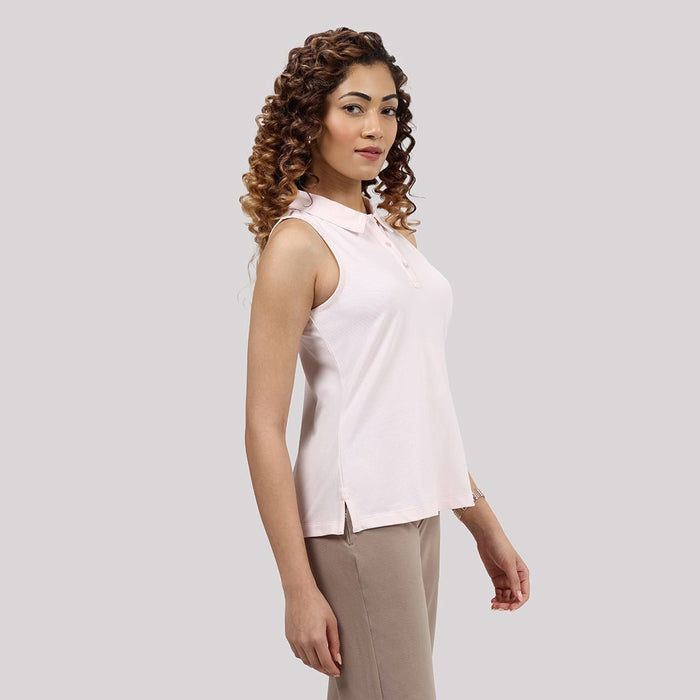 Classic Pique Sleeveless Polo - BlissClub