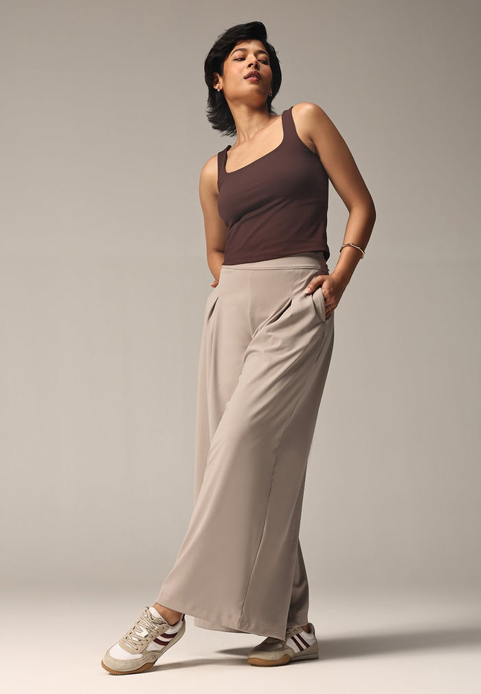 Cloud Box Pleated Korean Pant - BlissClub