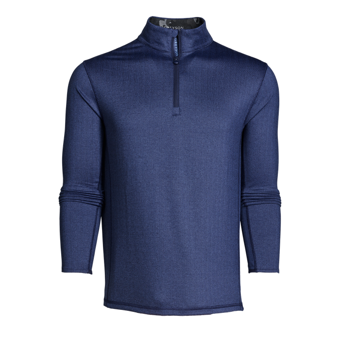 NAVY HERRINGBONE / S