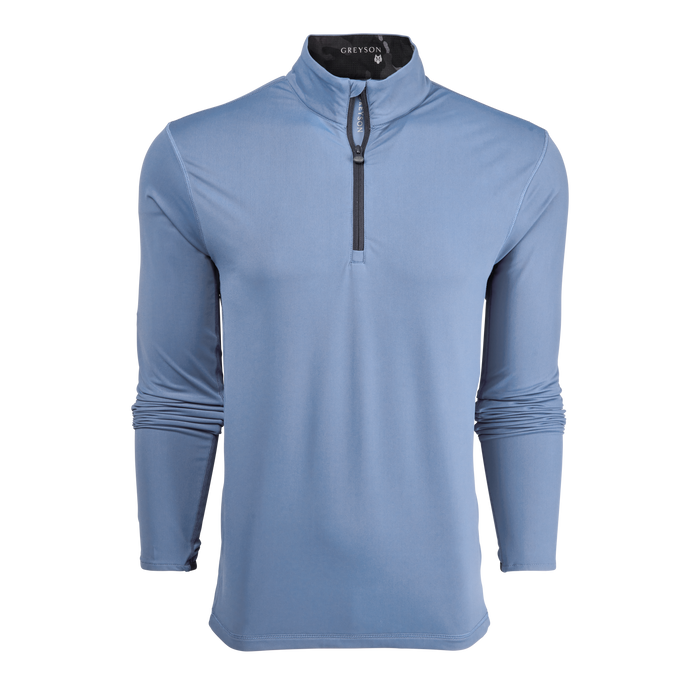 Moonstone Colorado Quarter-Zip Men's Performance Golf Midlayer - Front View | Greyson Clothiers