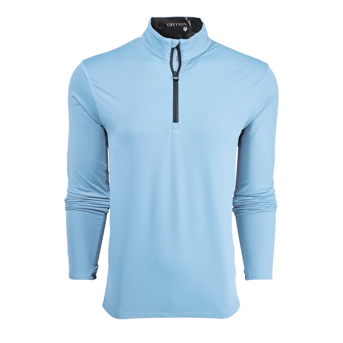 Arctic Colorado Quarter-Zip Men's Luxury Golf Midlayer - Front View | Greyson Clothiers