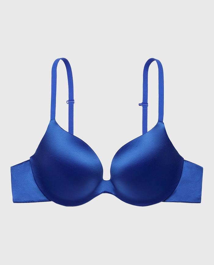 Comfort Push Up Bra in Dazzling Blue