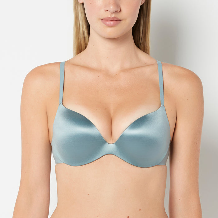 Comfort Push Up Bra in Lead