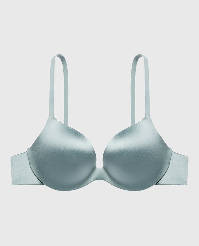 Comfort Push Up Bra in Lead