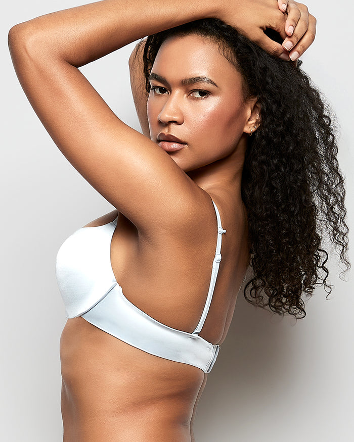Comfort Push Up Bra in Vista Blue
