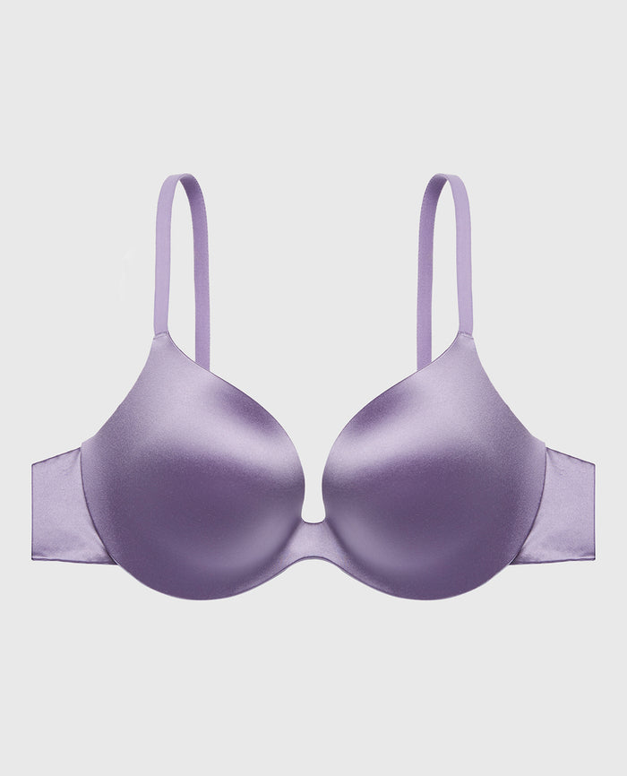 Comfort Smooth Push Up Plunge bra in Purple Haze