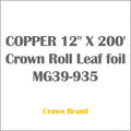 COPPER 12" X 200' Crown Roll Leaf foil MG39-935