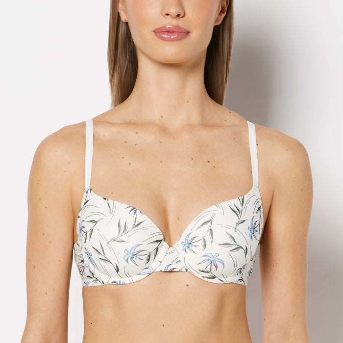 Cotton Demi Bra in Falling Foliage