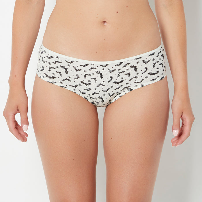 Cotton Hipster Panty in Flying Bats