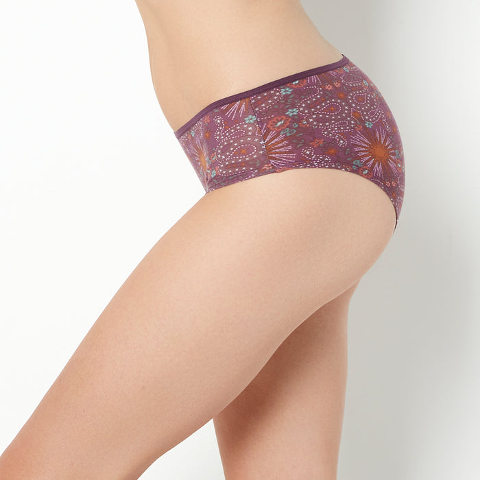 Cotton Hipster Panty in Spooky Snakes