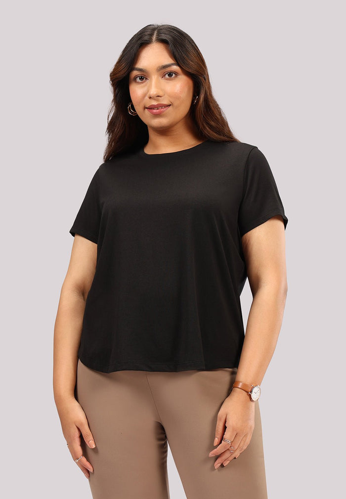 Cotton Pro Curved Hem Tee - BlissClub
