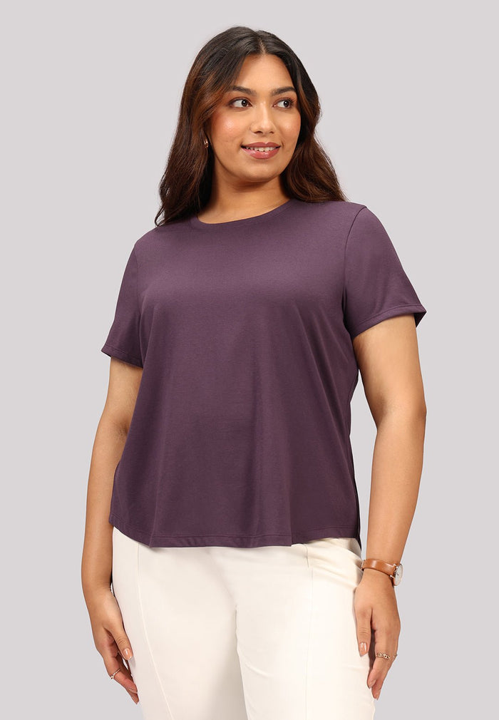 Cotton Pro Curved Hem Tee - BlissClub