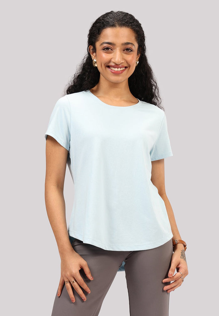 Cotton Pro Curved Hem Tee - BlissClub