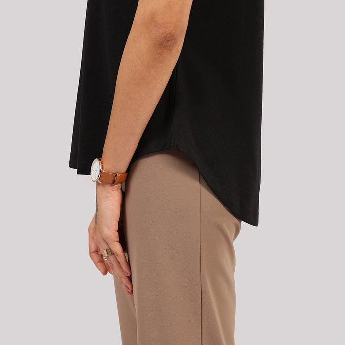 Cotton Pro Curved Hem Tee - BlissClub