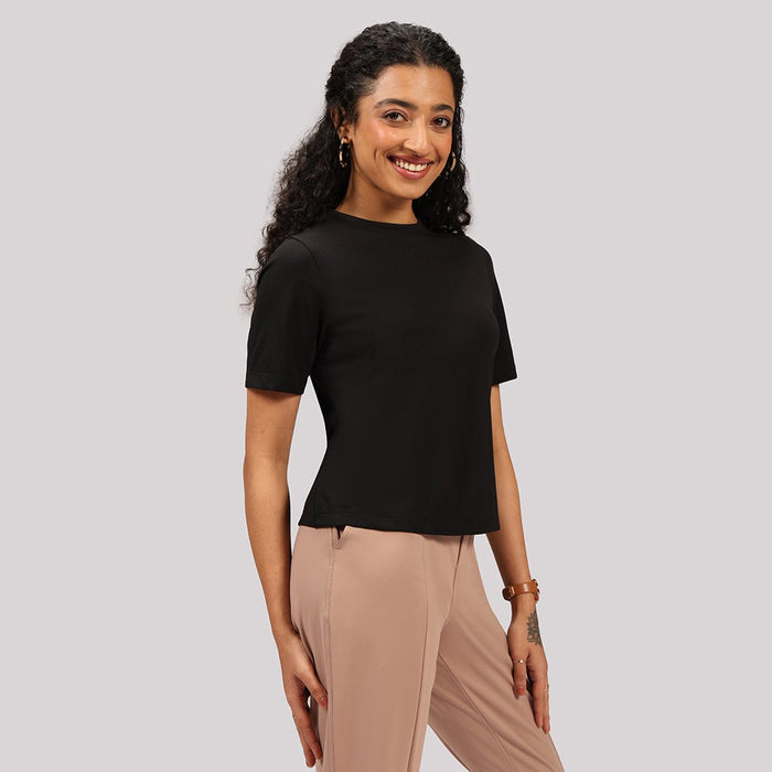 Cotton Pro High Neck Top - BlissClub