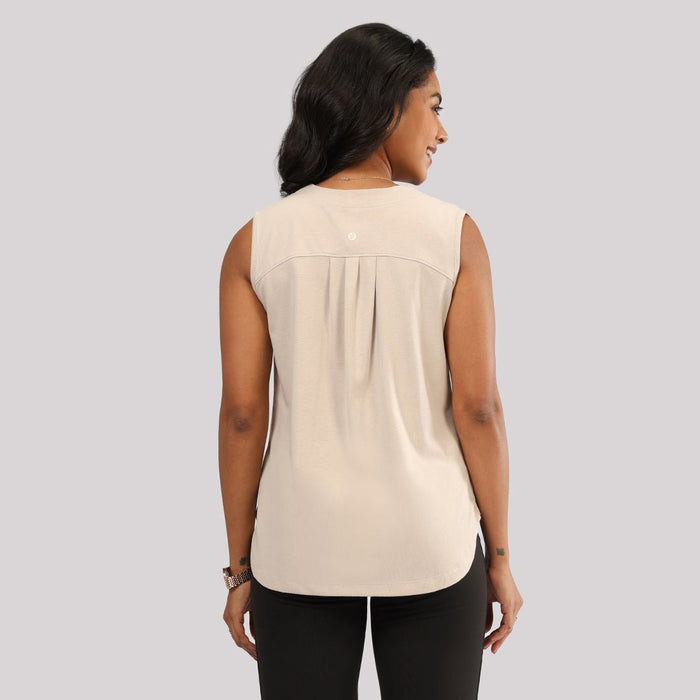 Cotton Pro Sleeveless Work Top - BlissClub
