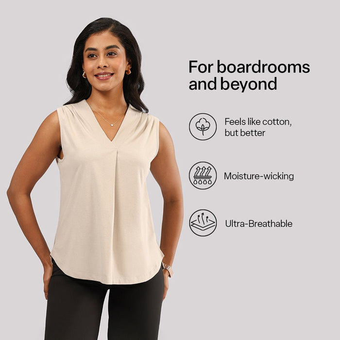Cotton Pro Sleeveless Work Top - BlissClub