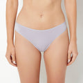 Cotton Thong Panty in Lavender Aura