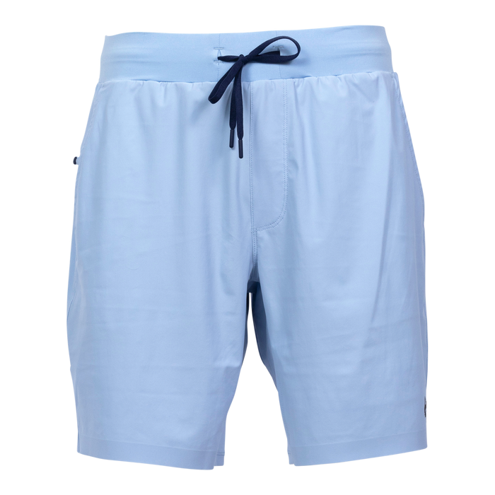Greyson Clothiers Coywolf Short in Maltese Blue - Front View, Men's Quick-Dry Active Short