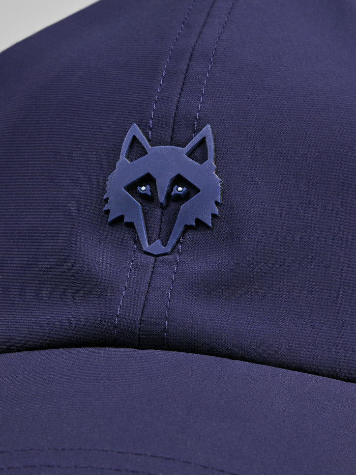 Maltese Blue Coywolf Sport Hat - Wolf Logo Close-Up Detail | Greyson Clothiers