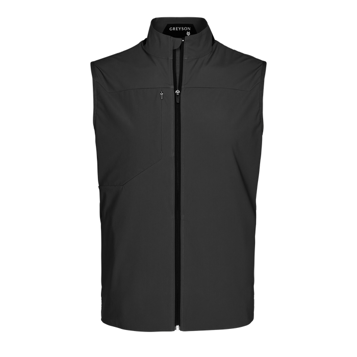 Shadow Coywolf Sport Vest Men's Premium Golf Vest - Front View | Greyson Clothiers