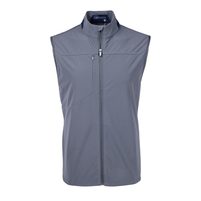 Shadow Coywolf Sport Vest Full-Zip Golf Vest - Front View | Greyson Clothiers
