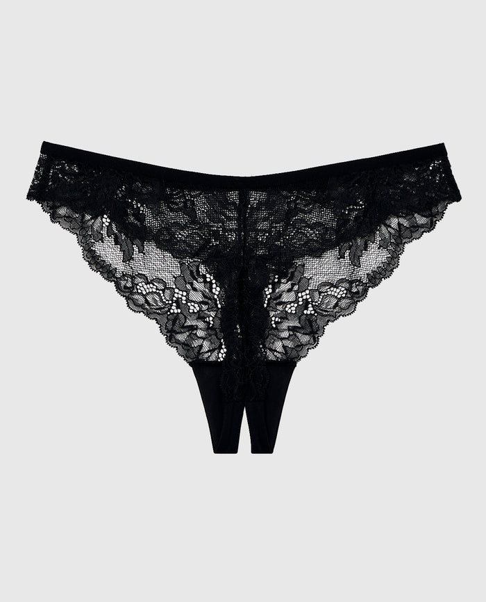 Crotchless High Leg Panty