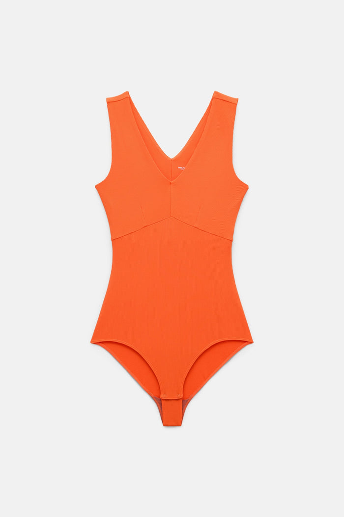 Crush Amelia V-Neck Bodysuit