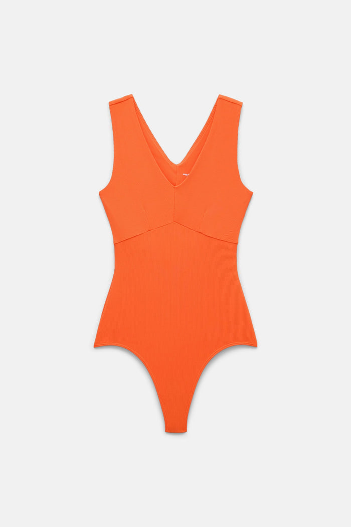 Crush Amelia V-Neck Bodysuit