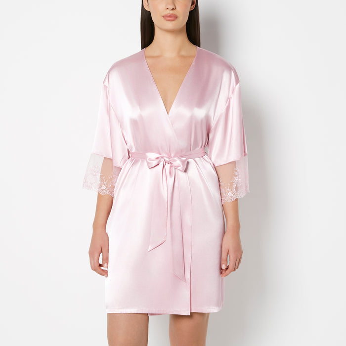 Designer Collection Robe With Be Mine Embroidery in Sweet Dream